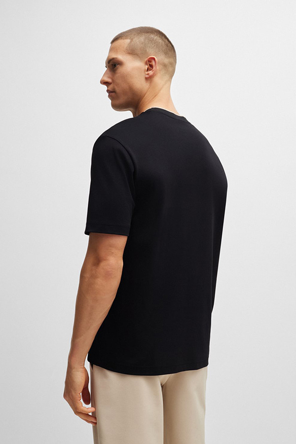 ΜΠΛΟΥΖΑ T-SHIRT BOSS - 001 ΜΑΥΡΟ